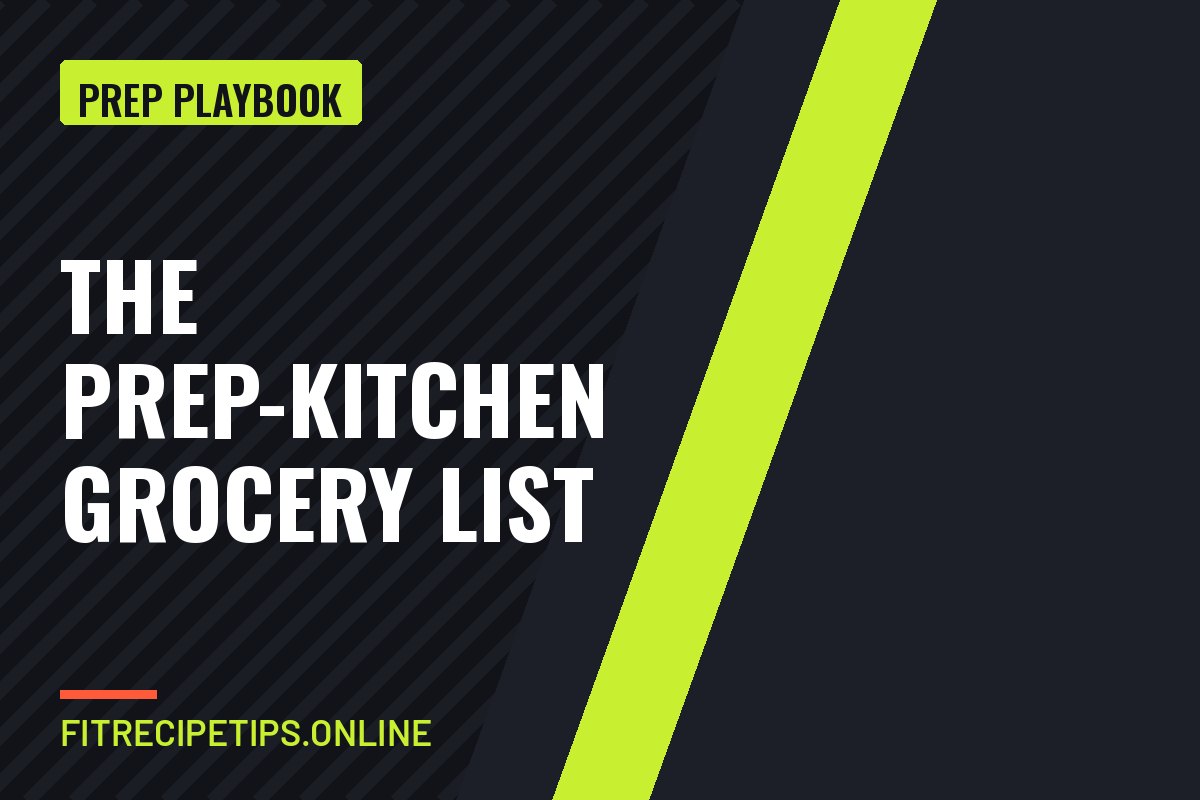 The Prep-Kitchen Grocery List guide card